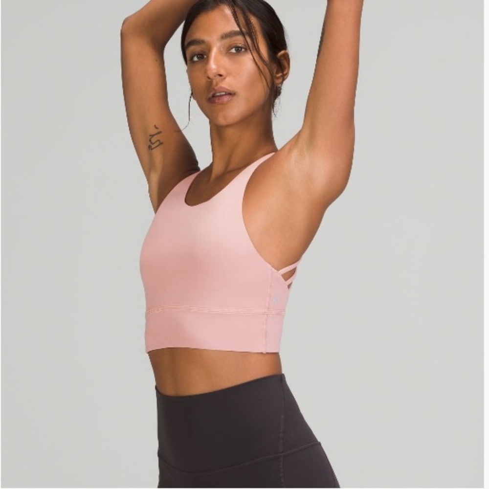 Lululemon Pink Free to Be Sports Bra – Size 6, Training, Running, and Workouts